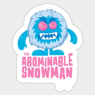 The Abominable Snowman! Sticker